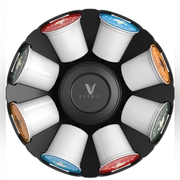 EVERIE Coffee Tea Pod Storage Carousel Holder Organizer for 40 Keurig K-Cup Pods - Picture 8 of 16